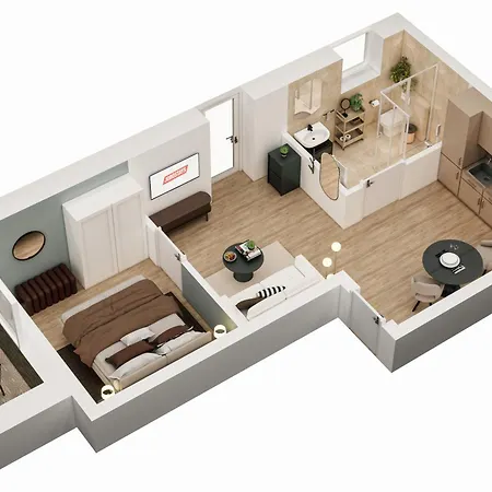 Apartment Jobostays - Luma1 Neubau-apartment In Mit Terrasse Und Kostenlosem Parkplatz *
